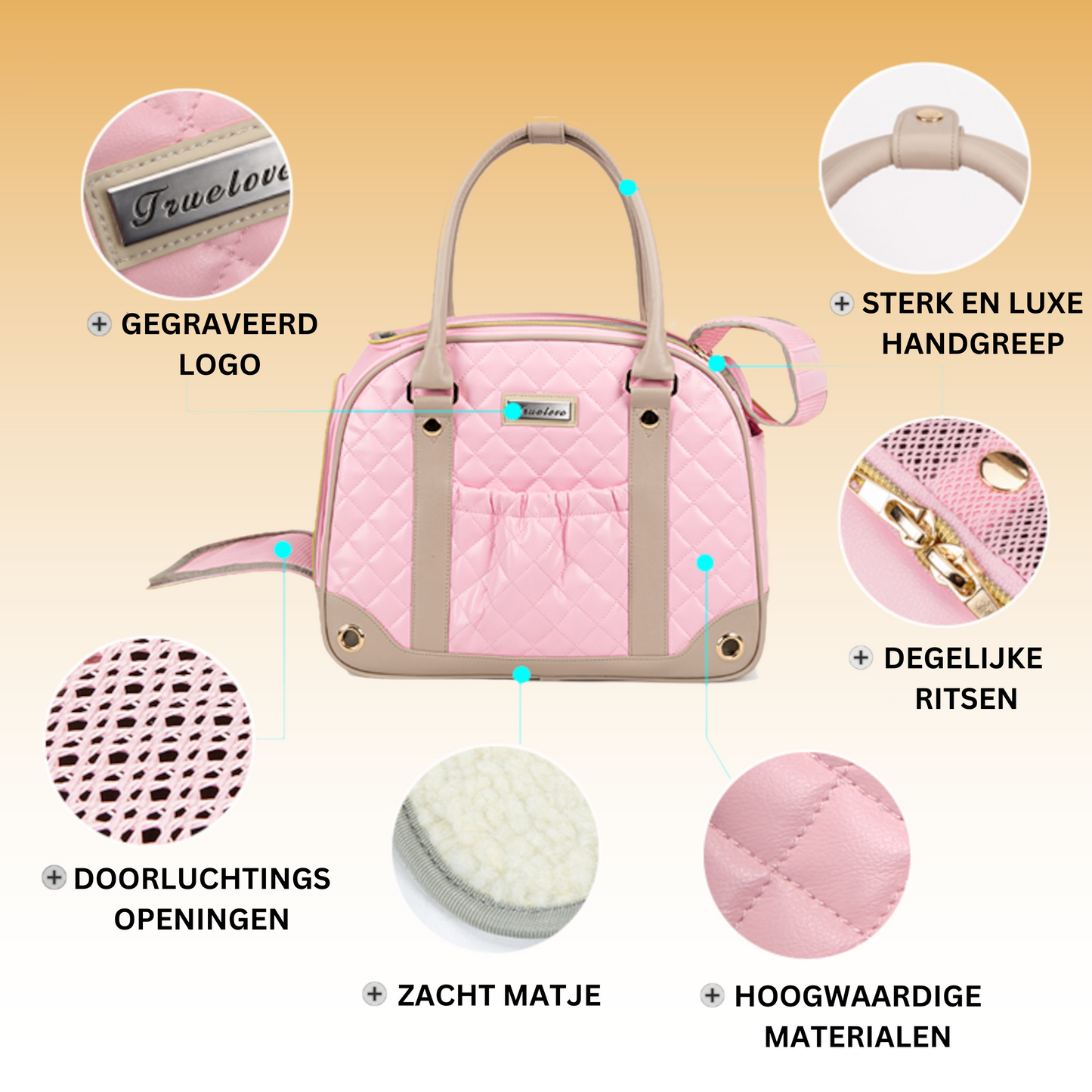 Truelove Honden Draagtas - Luxe
