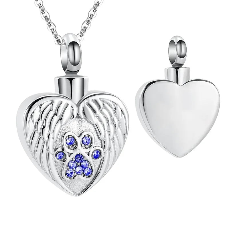 Gedenkketting - Hart Met Vleugels