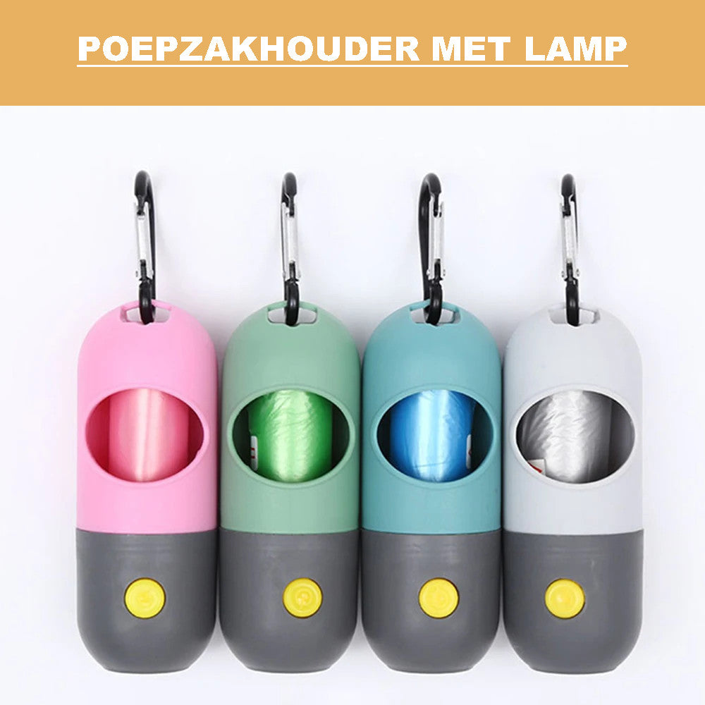 Poepzakhouder met Lampje