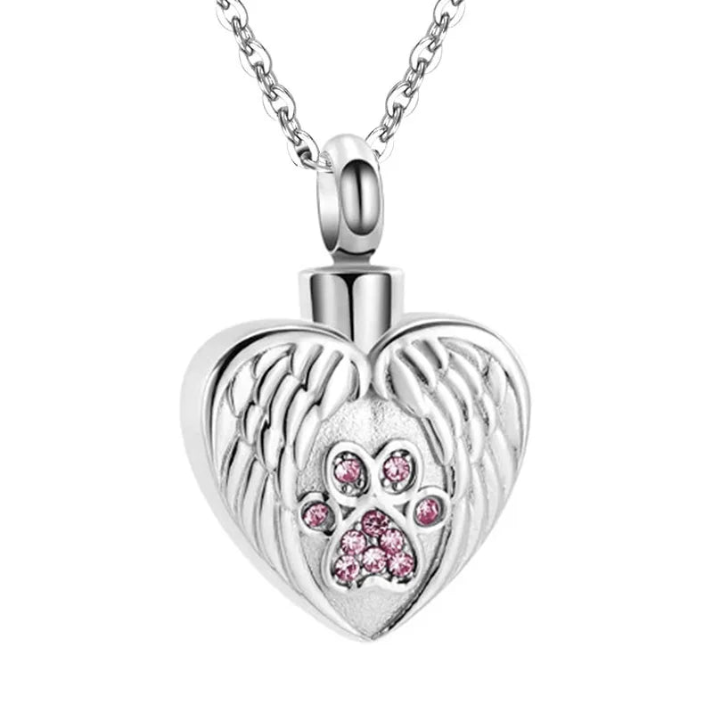Gedenkketting - Hart Met Vleugels