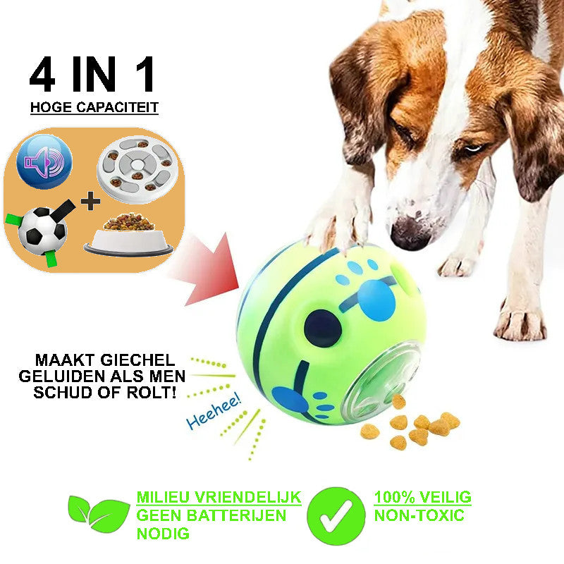 Giechelende Snack Bal