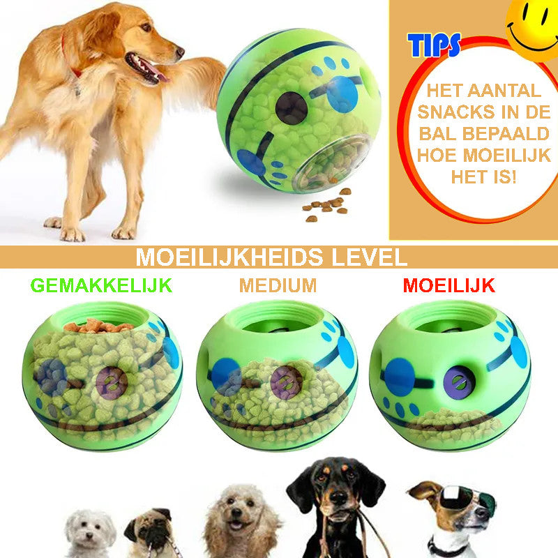 Giechelende Snack Bal
