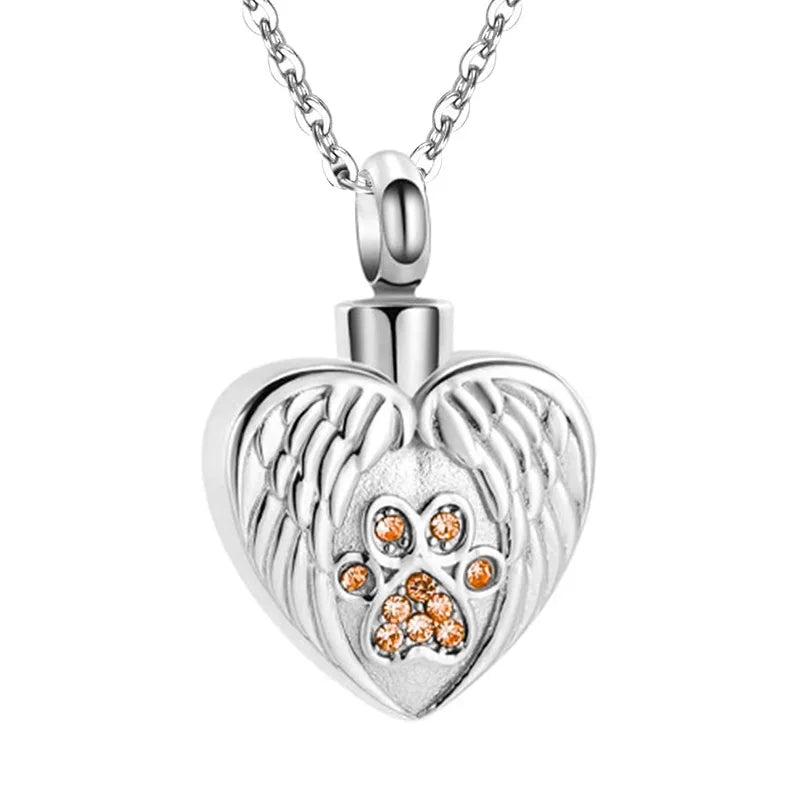 Gedenkketting - Hart Met Vleugels