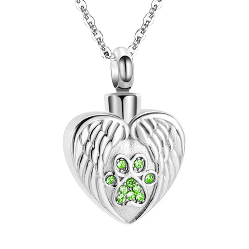 Gedenkketting - Hart Met Vleugels
