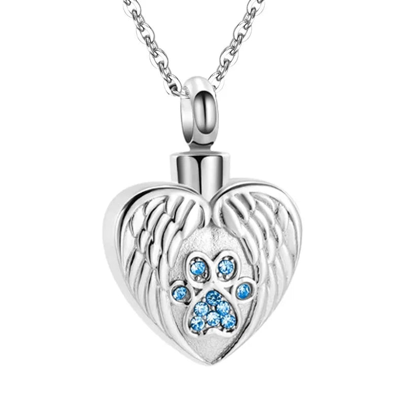 Gedenkketting - Hart Met Vleugels