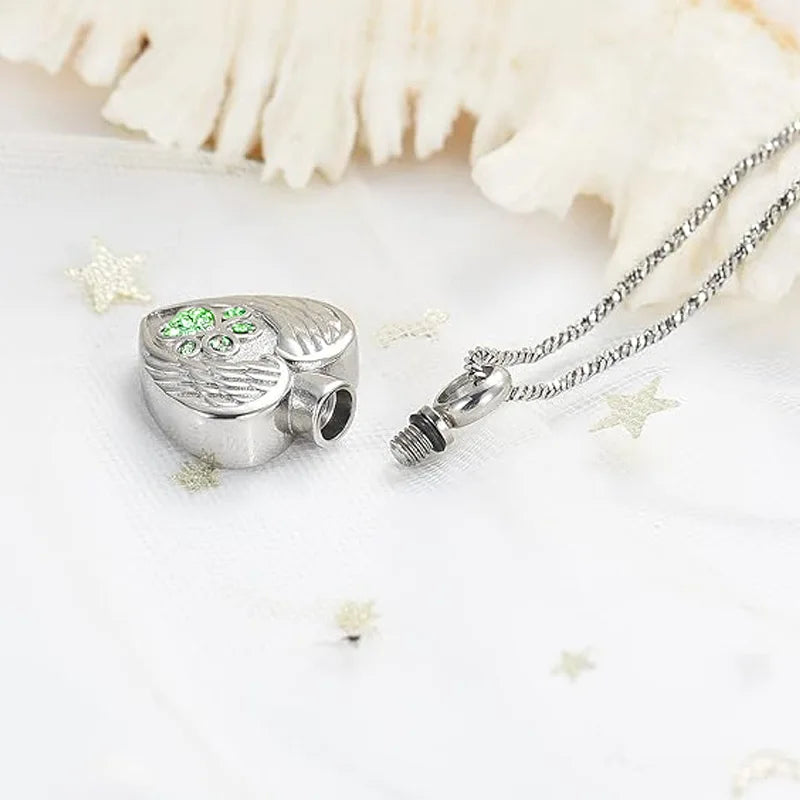 Gedenkketting - Hart Met Vleugels