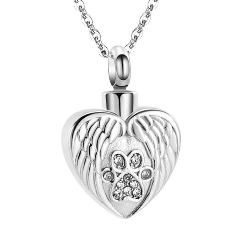 Gedenkketting - Hart Met Vleugels