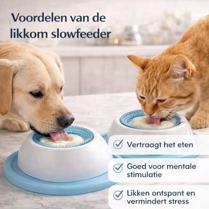 Likkom Slowfeeder  – Voor Vloeibare Snacks Deluxe