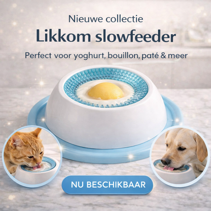 Likkom Slowfeeder  – Voor Vloeibare Snacks Deluxe