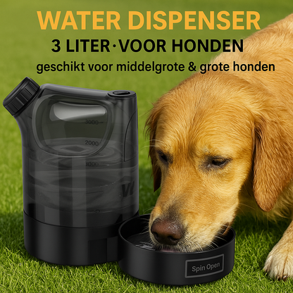Water Dispenser voor Honden -3 Liter
