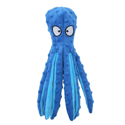Pluche Octopus Hondenspeeltje