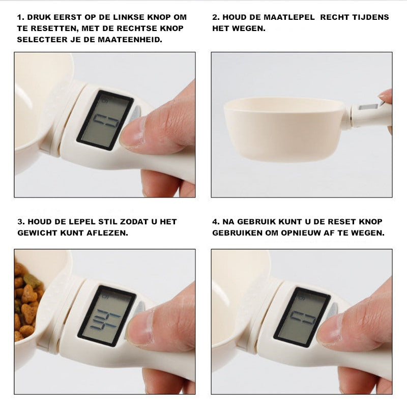 Huisdierenvoeding Weegschaal