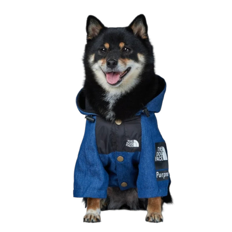 The Dog Face Herfst/Winter Jas Gekleurd
