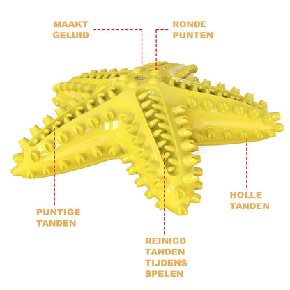 Stervormig Gebitsverzorgend Speeltje voor Honden