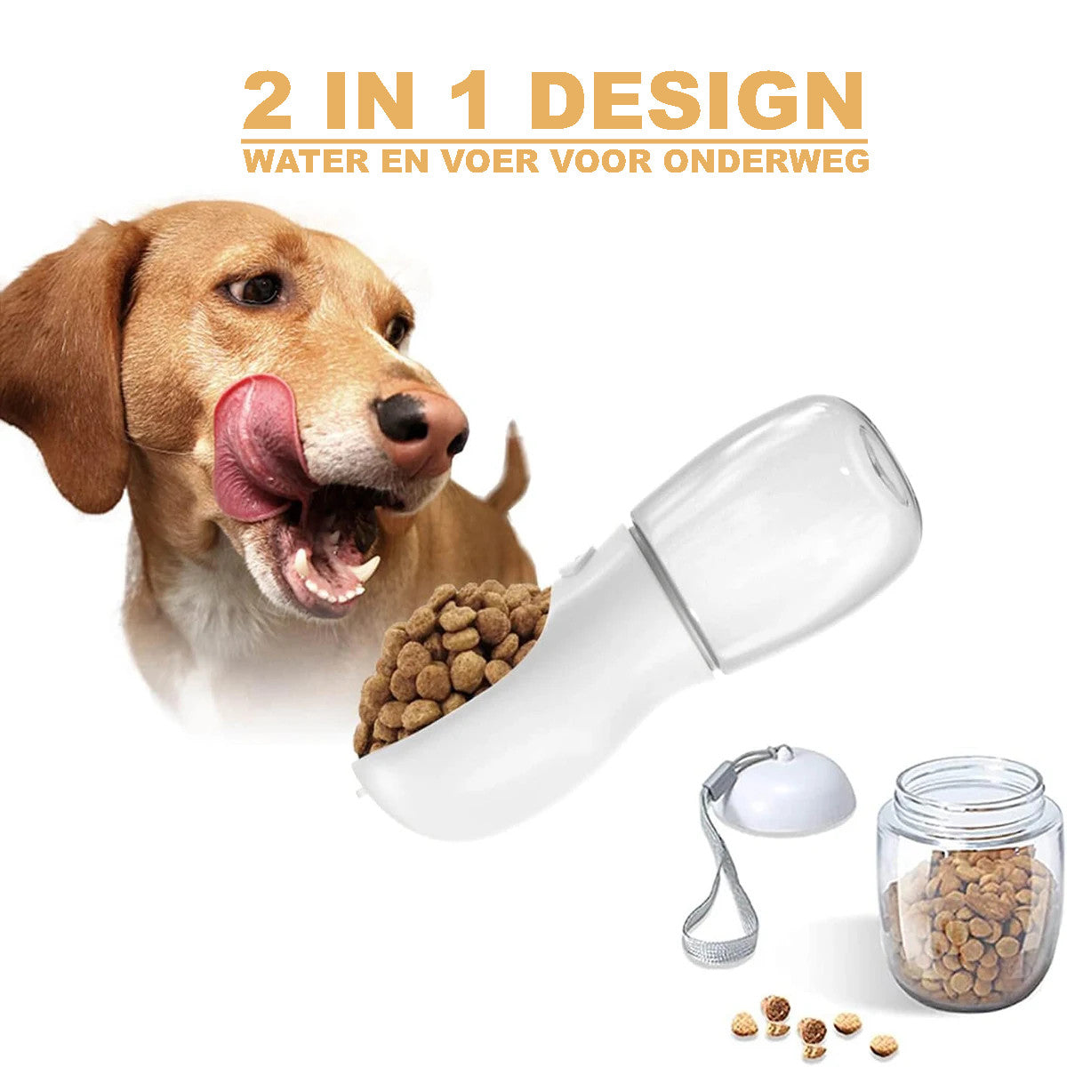 Drinkfles / Voerbak Voor Honden