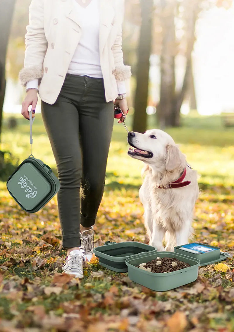 Draagbare Voer En Water Bak