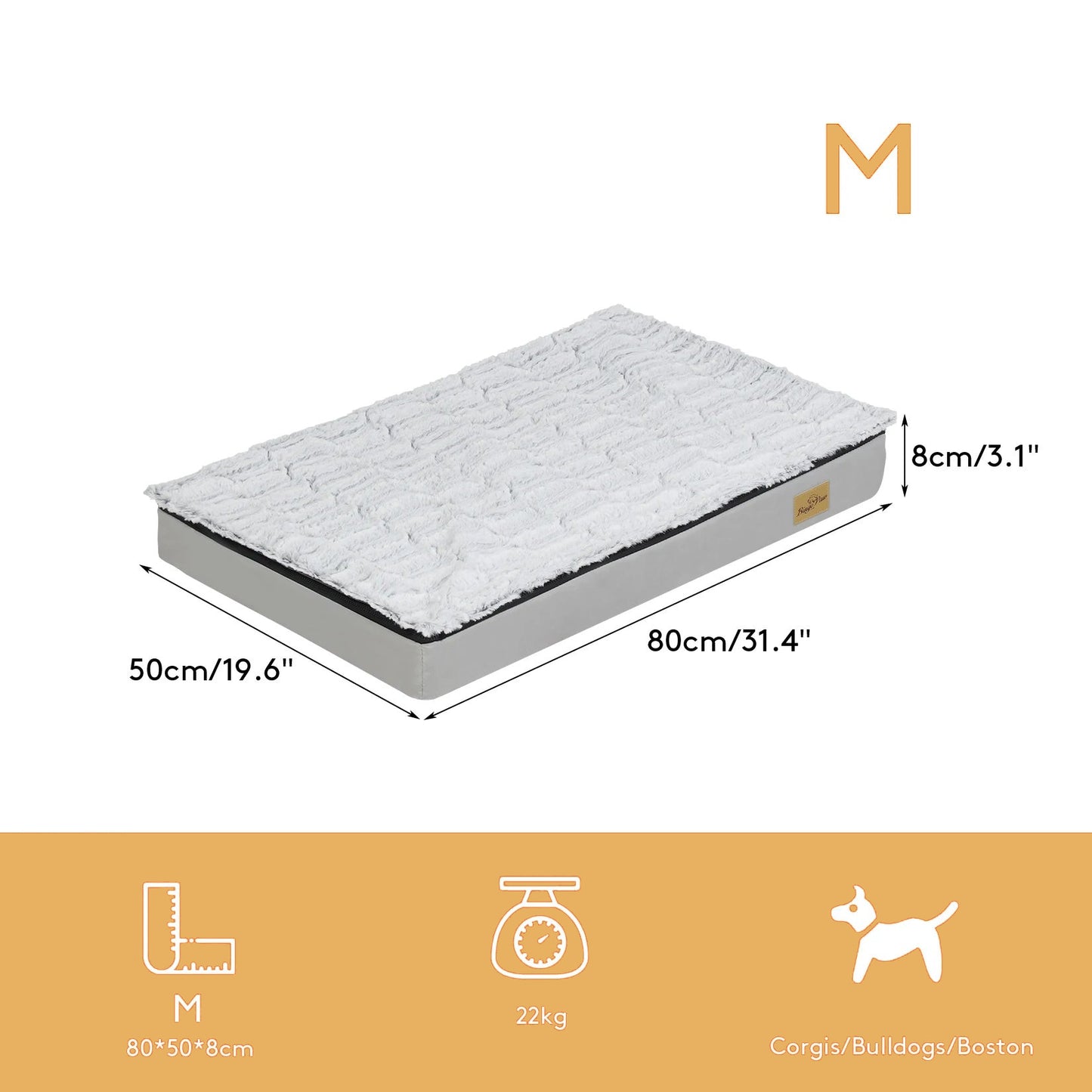 Hondenbed Traagschuim Matras - 4 Seisoenen