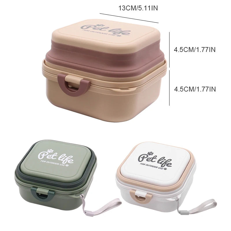 Draagbare Voer En Water Bak