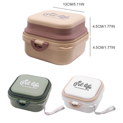 Draagbare Voer En Water Bak