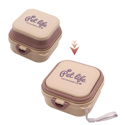 Draagbare Voer En Water Bak