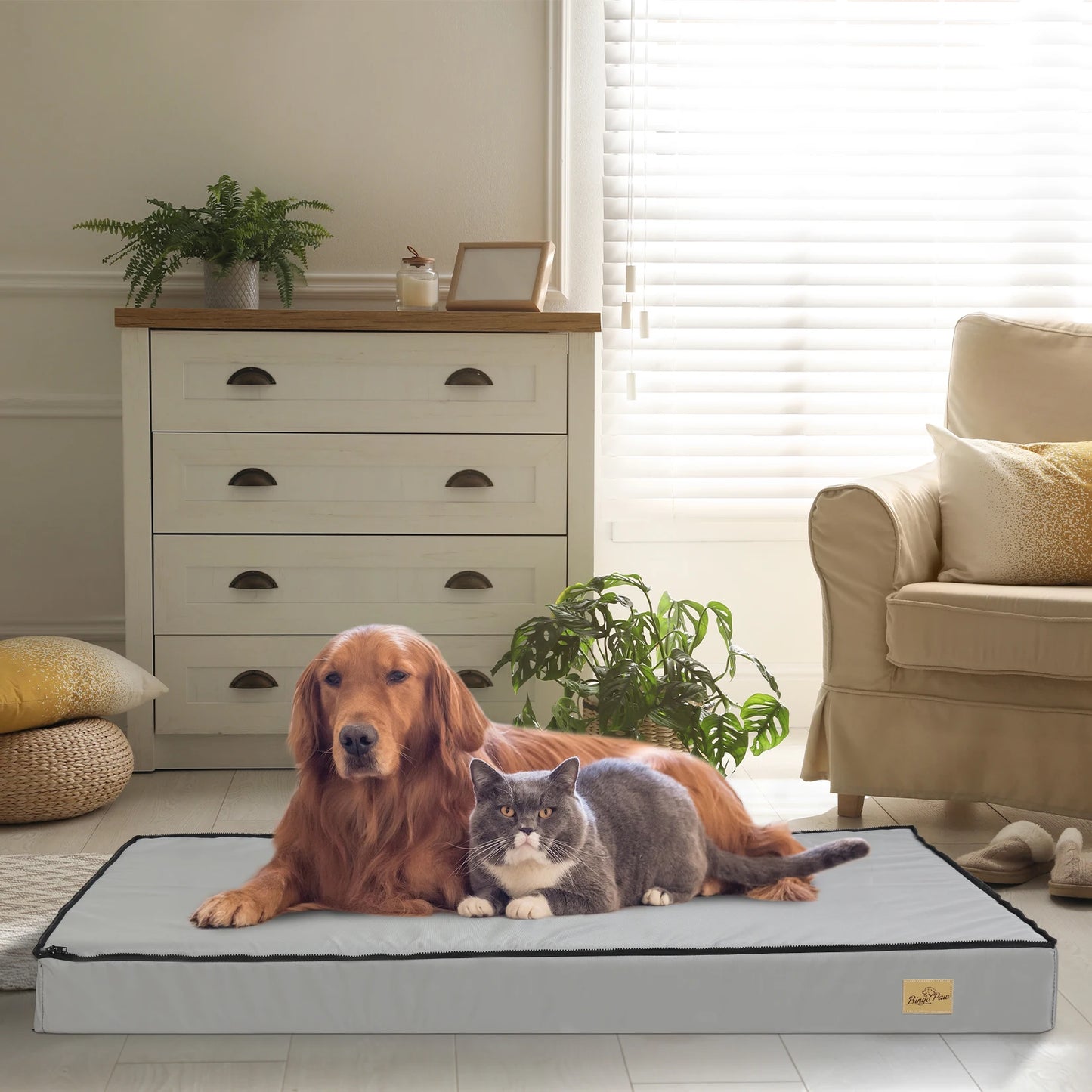 Hondenbed Traagschuim Matras - 4 Seisoenen