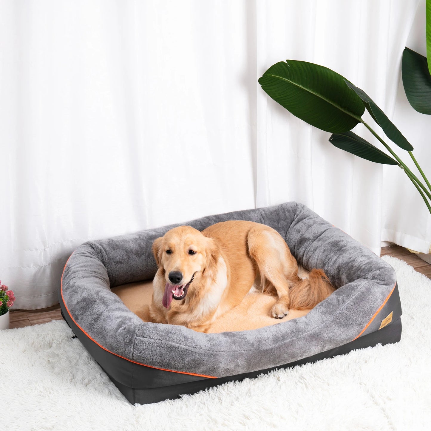 Hondenbed Traagschuim Matras - 4 Seisoenen