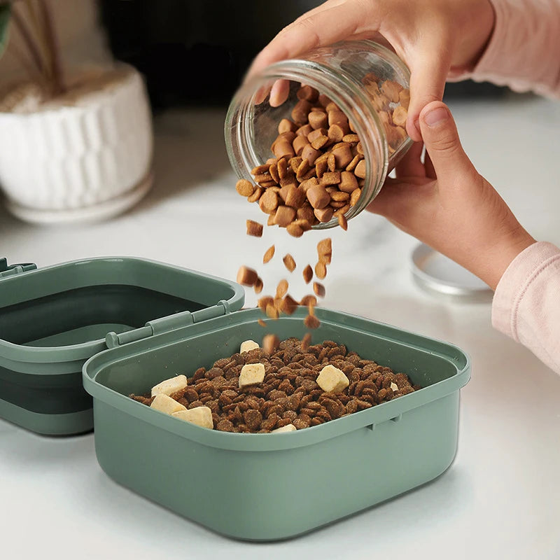 Draagbare Voer En Water Bak