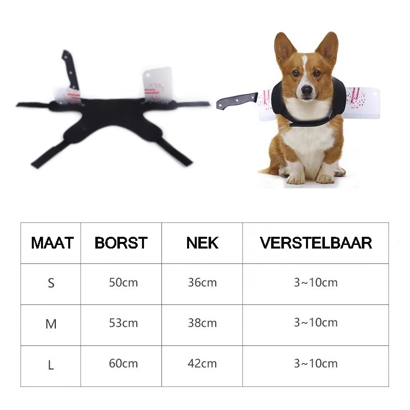 Mes In Hond Pakje